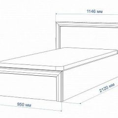 Кровать односпальная Нобиле Кр-90 | фото 2