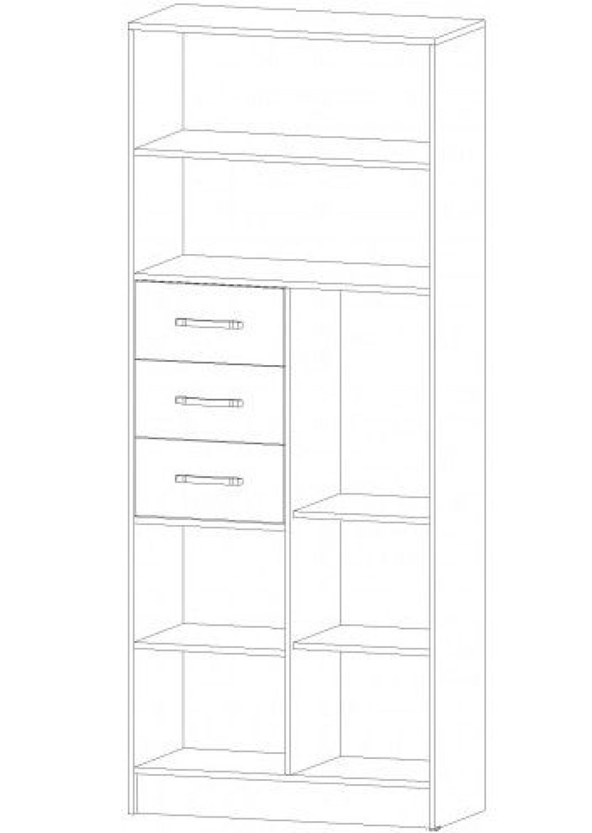 БУРАТИНО Шкаф Стеллаж | фото 2