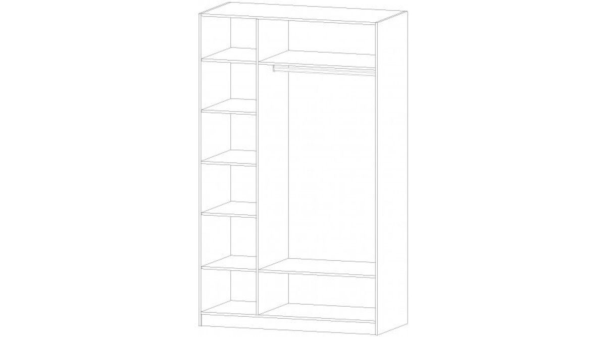 ДИАНА Шкаф 3-х створчатый | фото 2