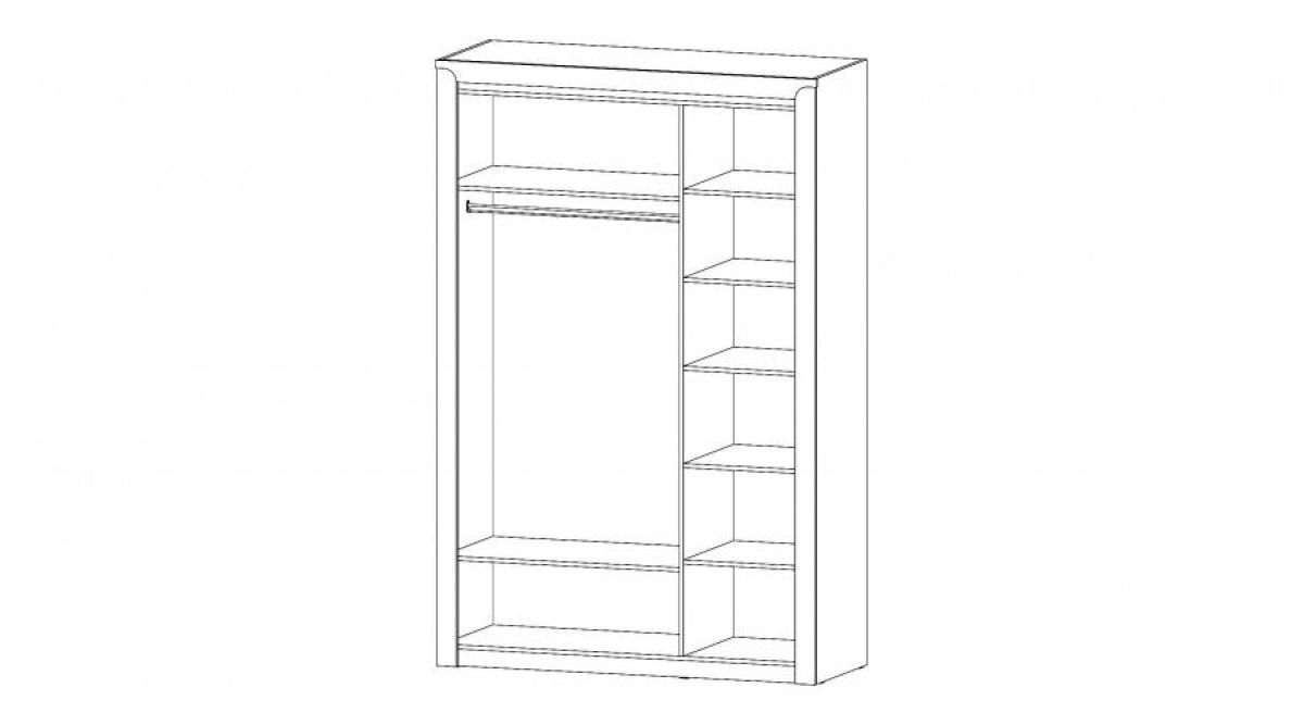 РЕГИНА Шкаф 3-х створчатый (дуб самдал) | фото 2