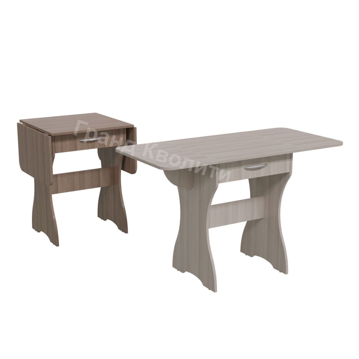 Стол раскладной с ящиком (Дуб Сонома) | фото 3