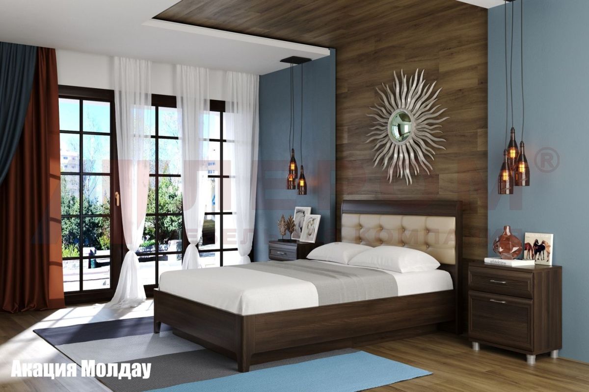 Кровать КР-1072 с мягким изголовьем | фото 3