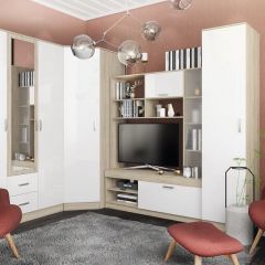 СОФИ Гостиная (модульная) дуб сонома/белый | фото 28