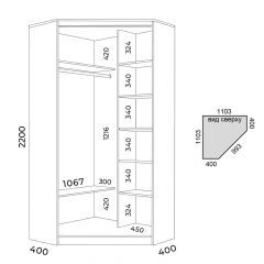 Шкаф-купе ХИТ-У-22-4-11 | фото 2
