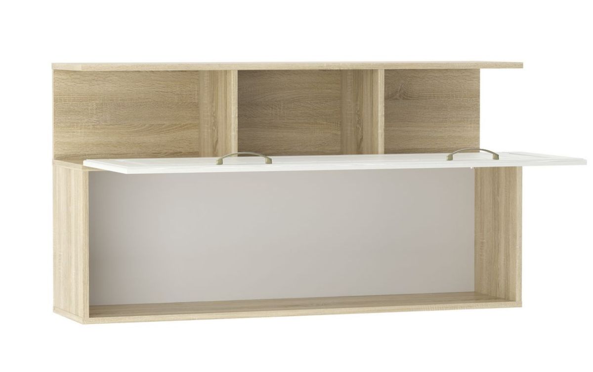 НМ 040.50 Х Полка навесная "Оливия" (Белое дерево/Дуб Сонома) | фото 2