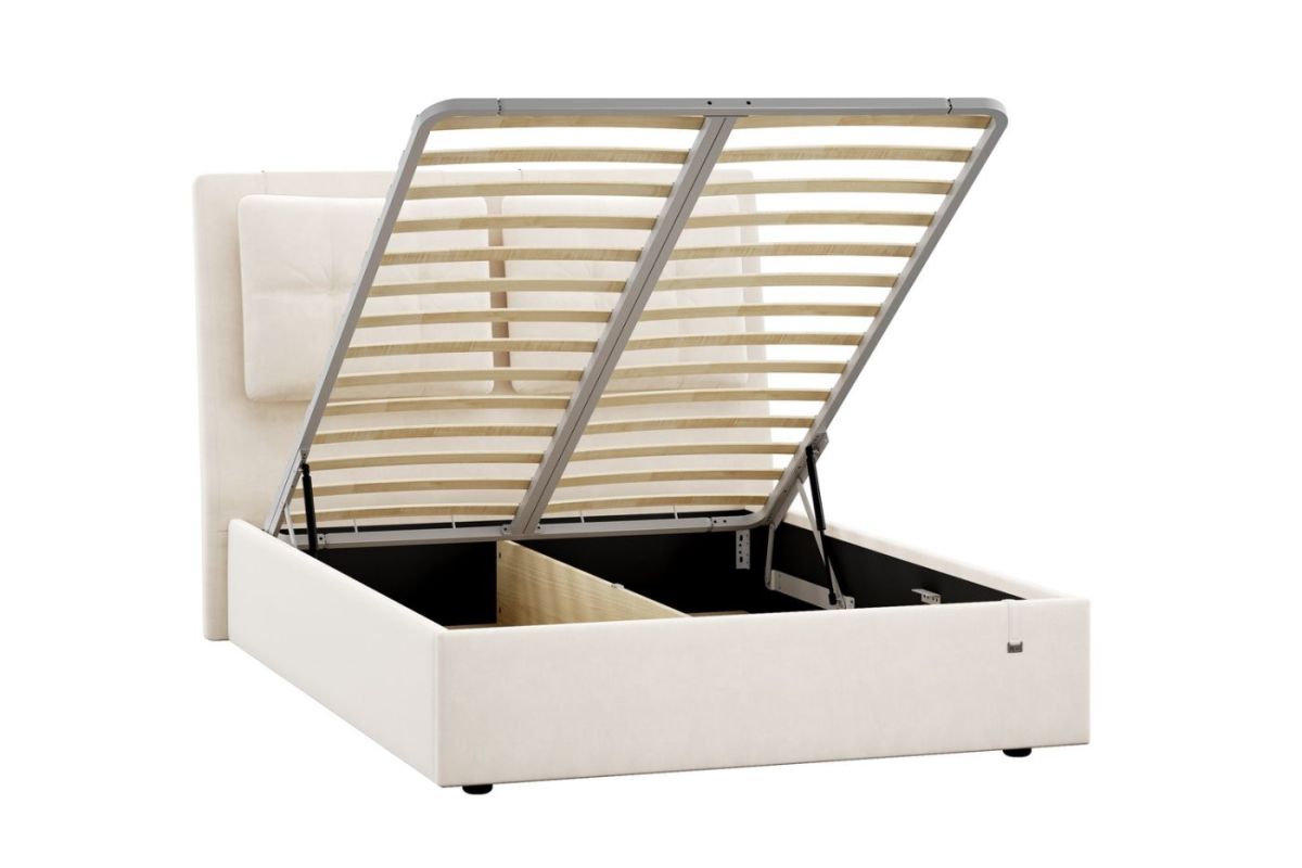 Кровать Ester 1400 с основанием и ПМ (Вивальди 2) Модель 311 | фото 2