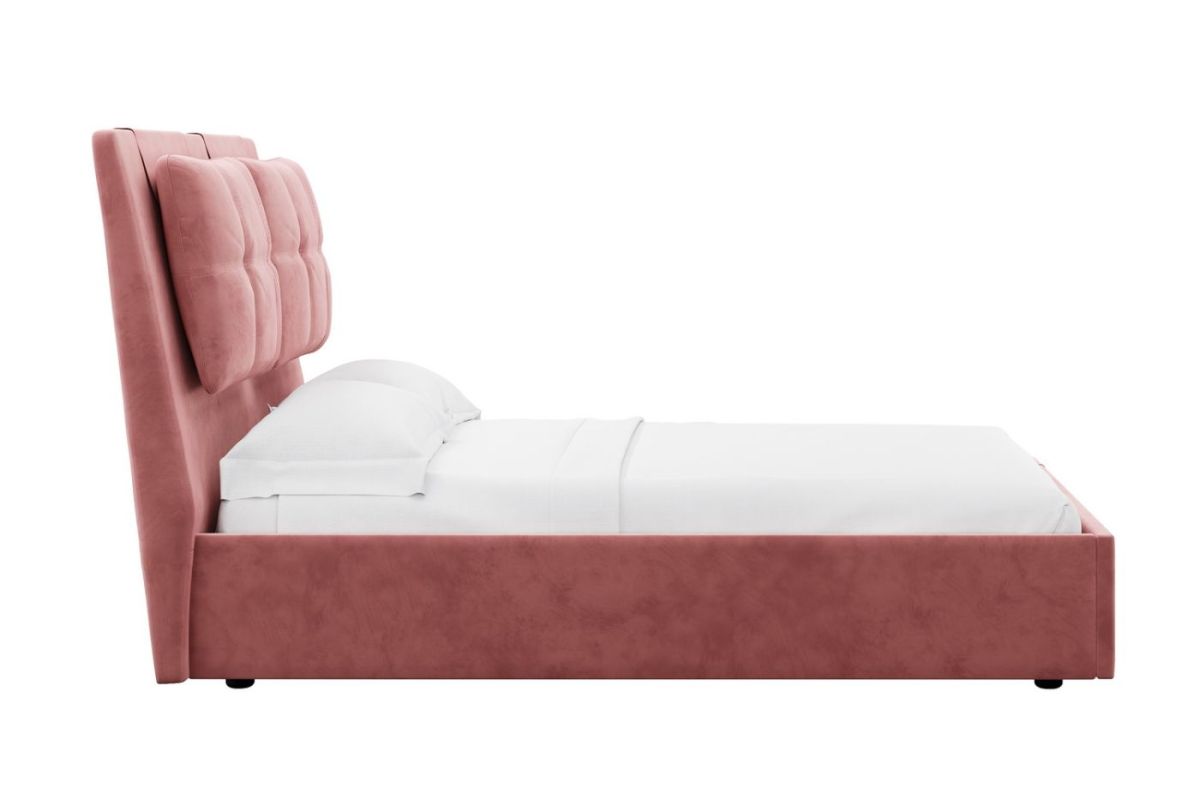 Кровать Ester 1400 с основанием и ПМ (Ультра коралл) Модель 311 | фото 3