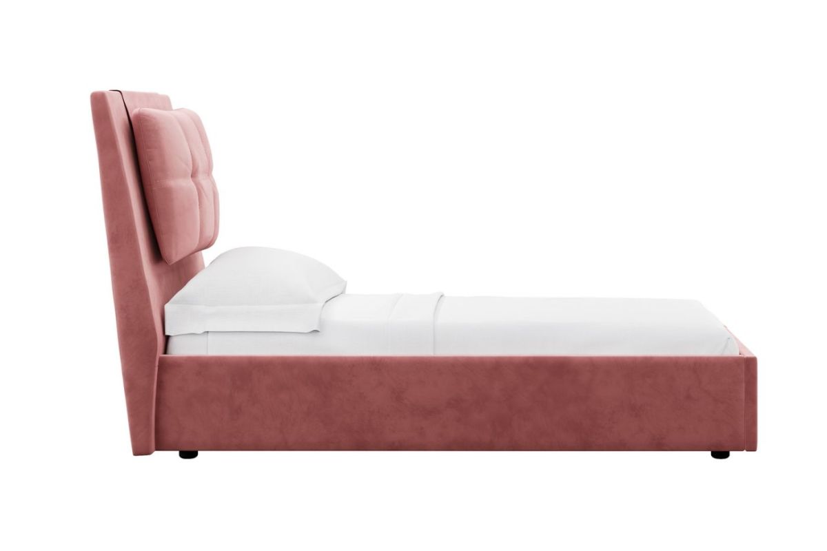 Кровать Ester 900 с основанием и ПМ (Ультра коралл) Модель 311 | фото 3