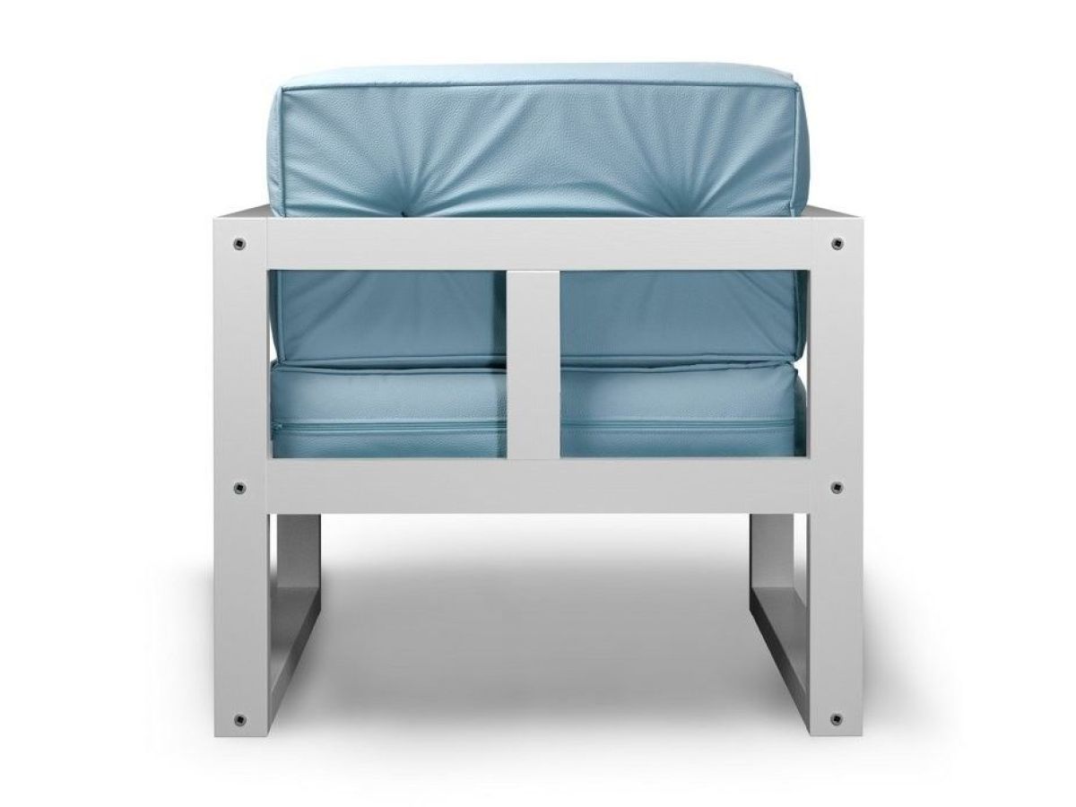 Диван одноместный DEmoku Д-1 (Серебристо-серый/Темный дуб) | фото 4