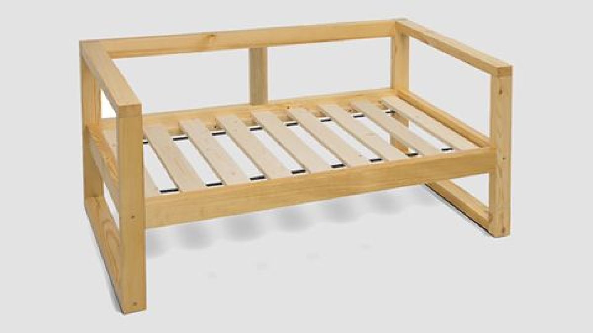 Диван двухместный DEmoku Д-2 (Синий/Холодный серый) | фото 3