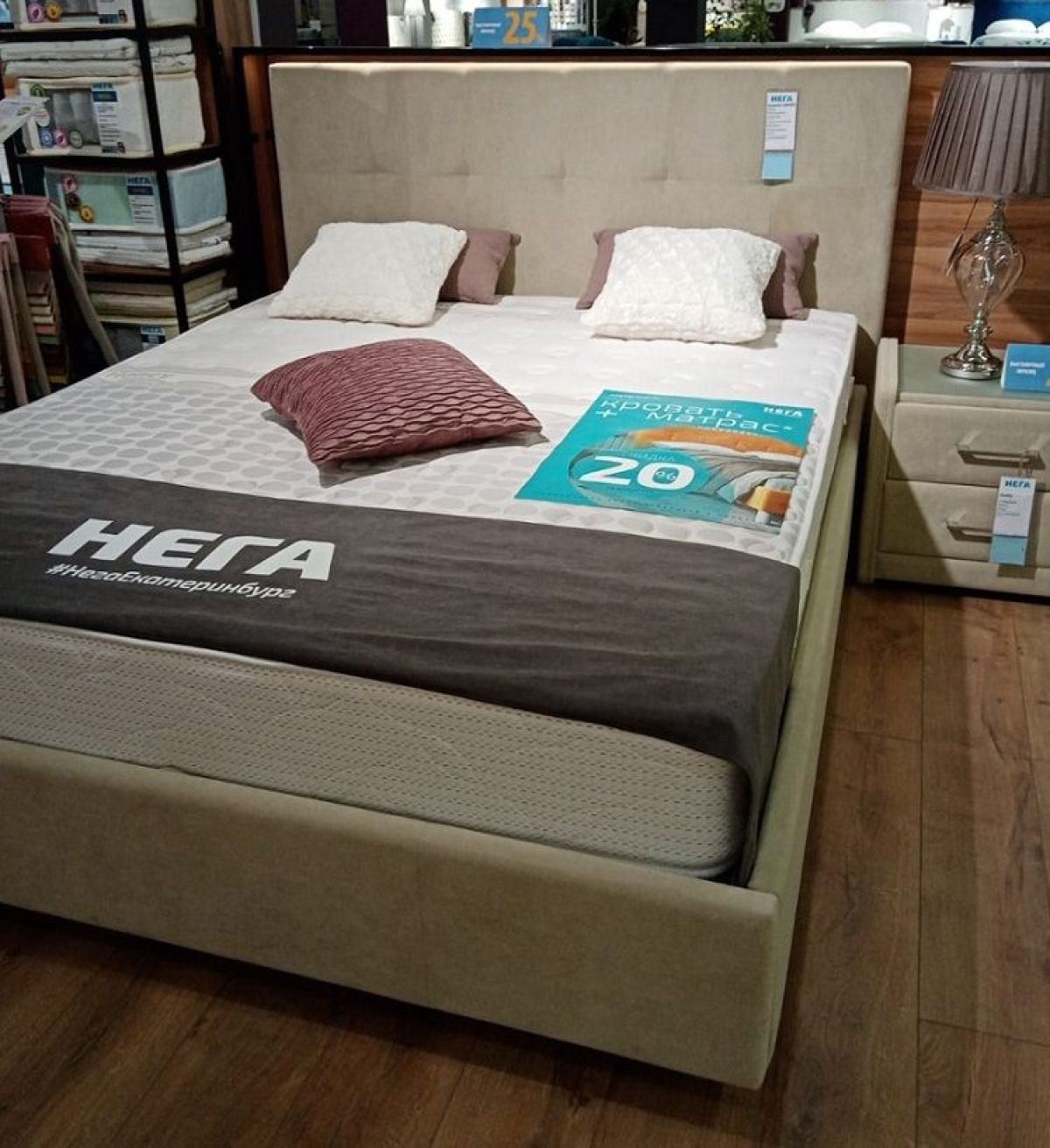 Интерьерная кровать Сириус с П/М (1200) | фото 6