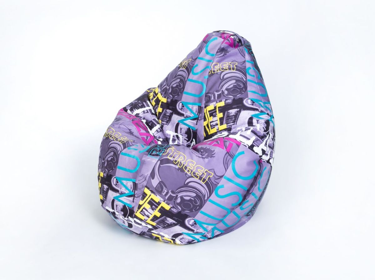 Кресло-мешок Груша Большое (900*1350) Серия велюр "Принт" | фото 2
