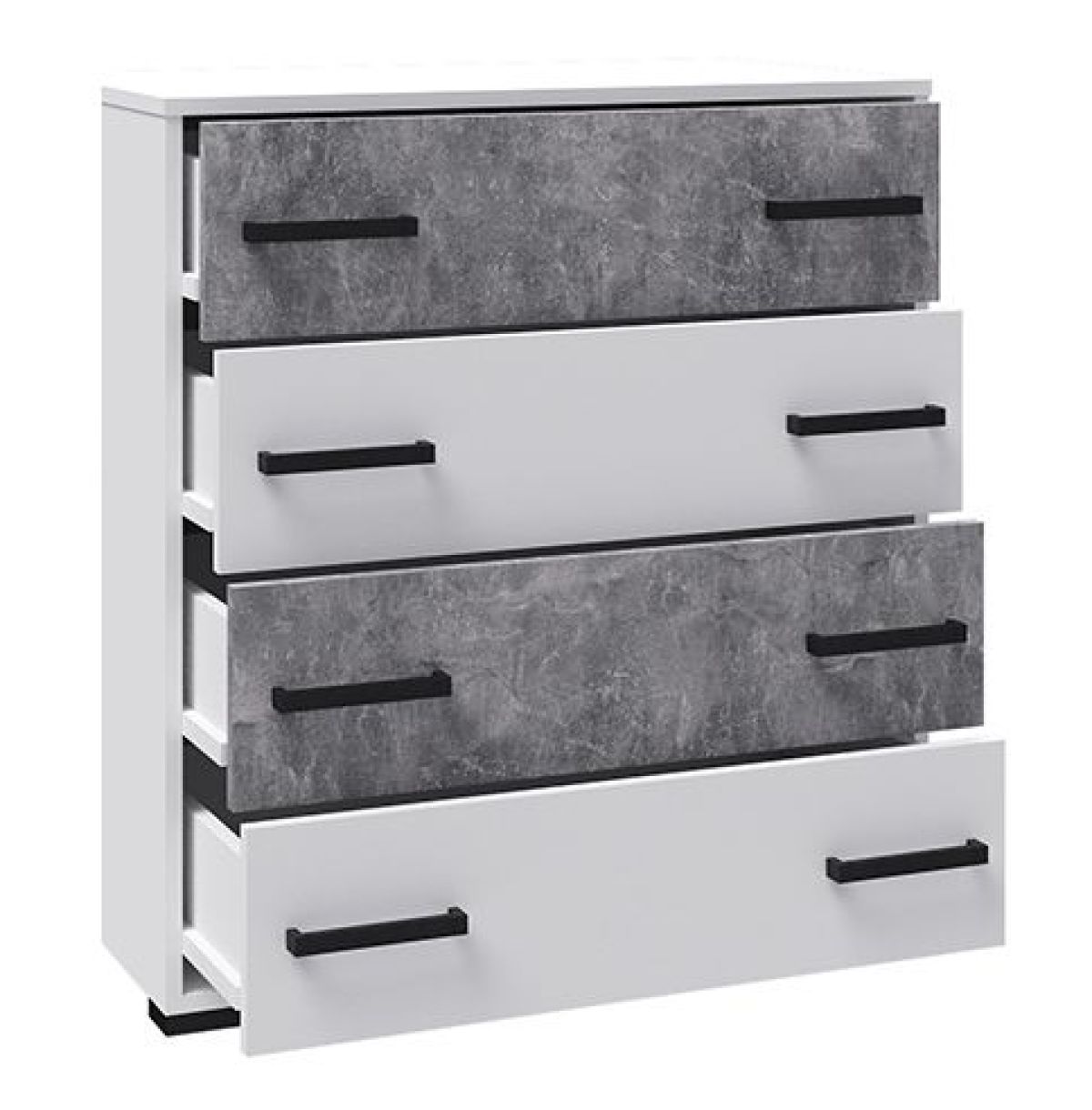 Детская Лючия Комод Белый/ЛДСП Ателье светлое | фото 2