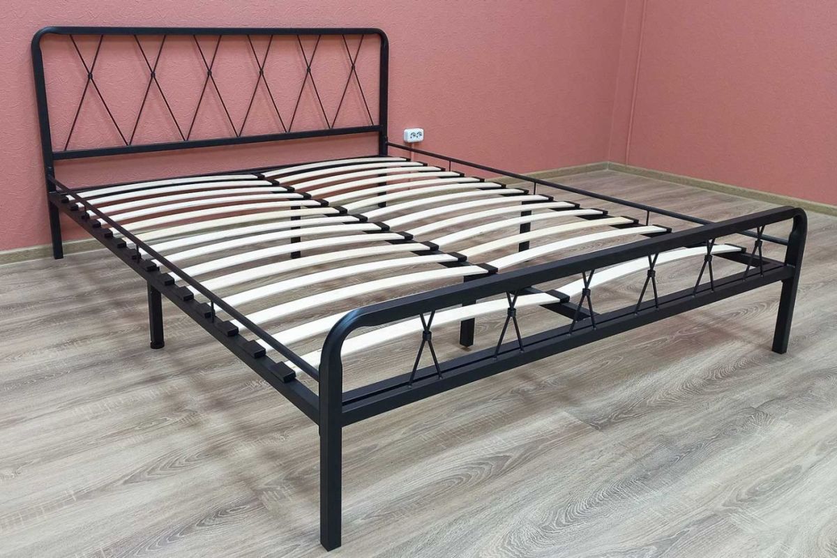 Кровать "Клэр" КМД18 Черная (1200*2000) (ножки-черные) | фото 3