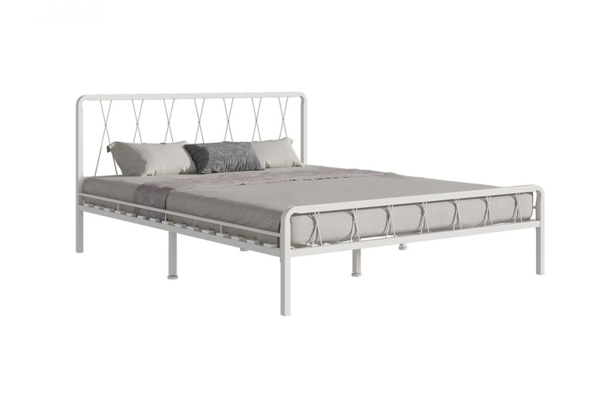 Кровать "Клэр" КМД18 Белая (1600*2000) (ножки-белые) | фото 2