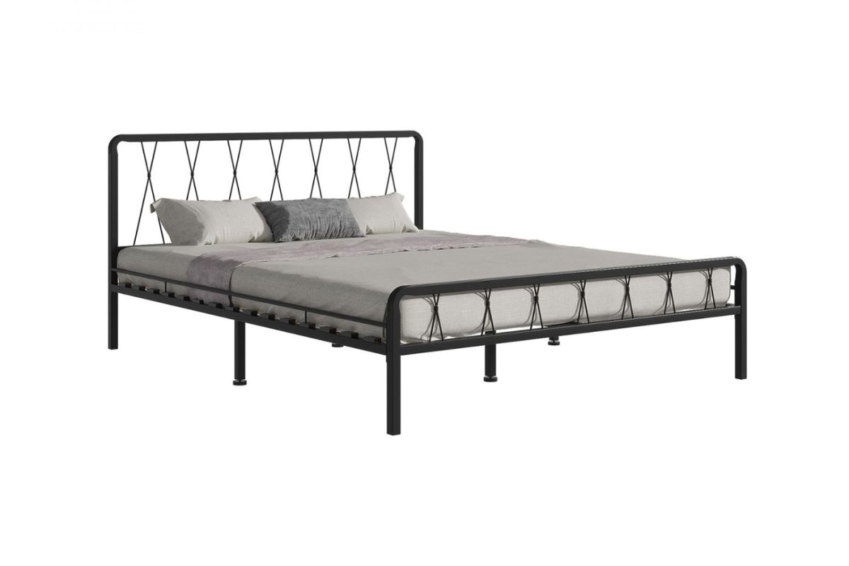 Кровать "Клэр" КМД18 Черная (1600*2000) (ножки-черные) | фото 2