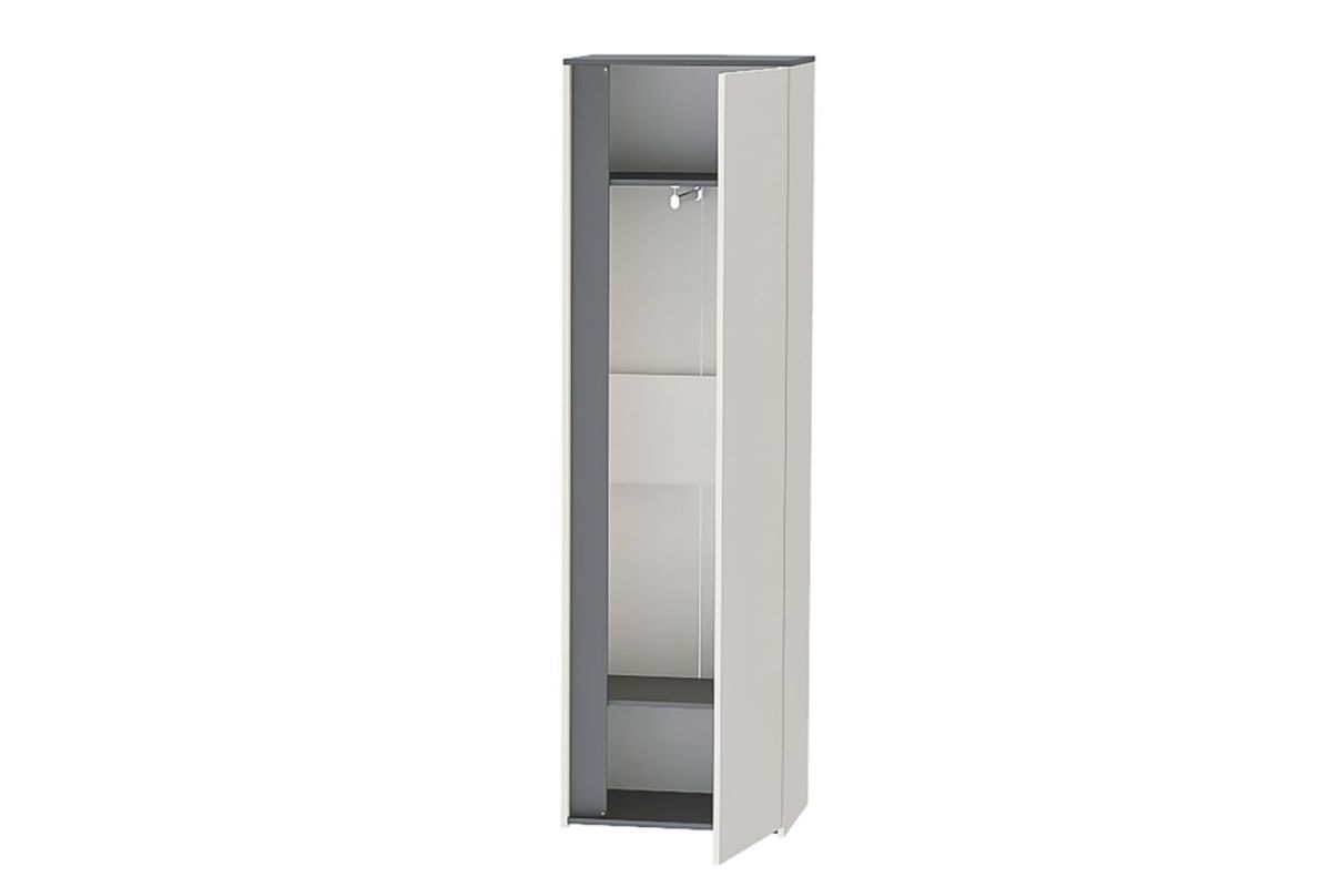 Модульная прихожая Иннэс-12 (ЛДСП миндаль-графит/ЛДСП миндаль) | фото 10