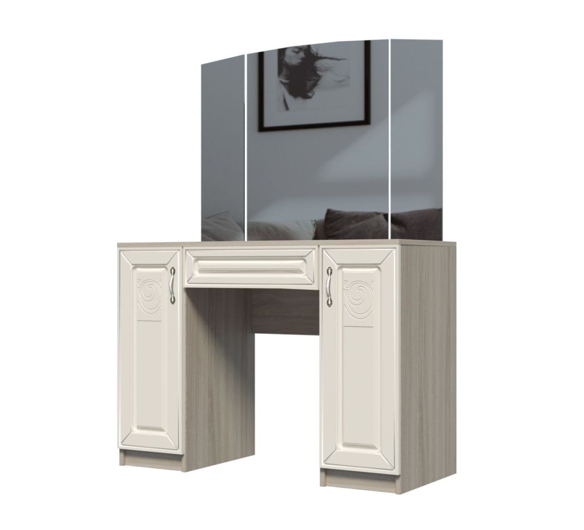 Модульная Спальня Париж (ясень шимо свет/силк-тирамису) | фото 11