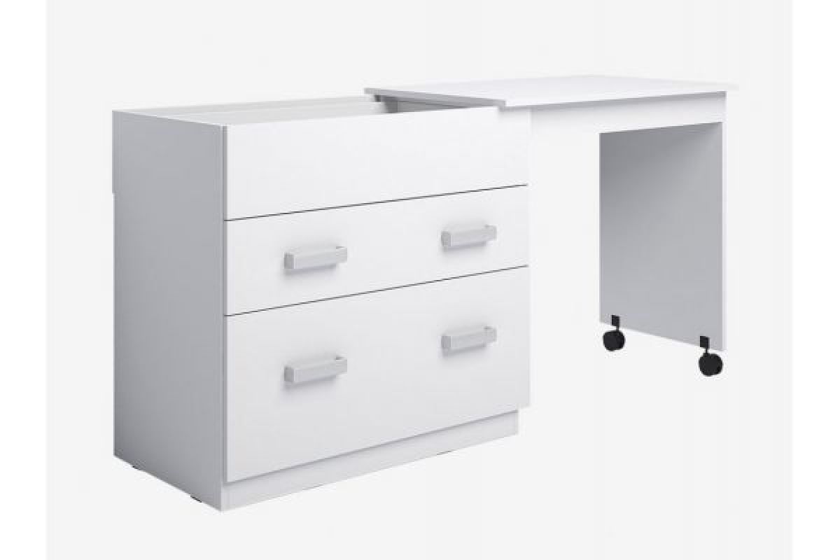 Комод-трансформер, с 2мя ящ. (Белый) | фото 2