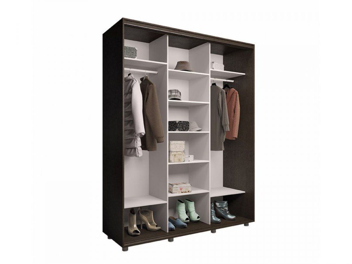 Шкаф-купе "Удачный" 3-хдвер. ОУ 24-6-010 (Белый) | фото 2