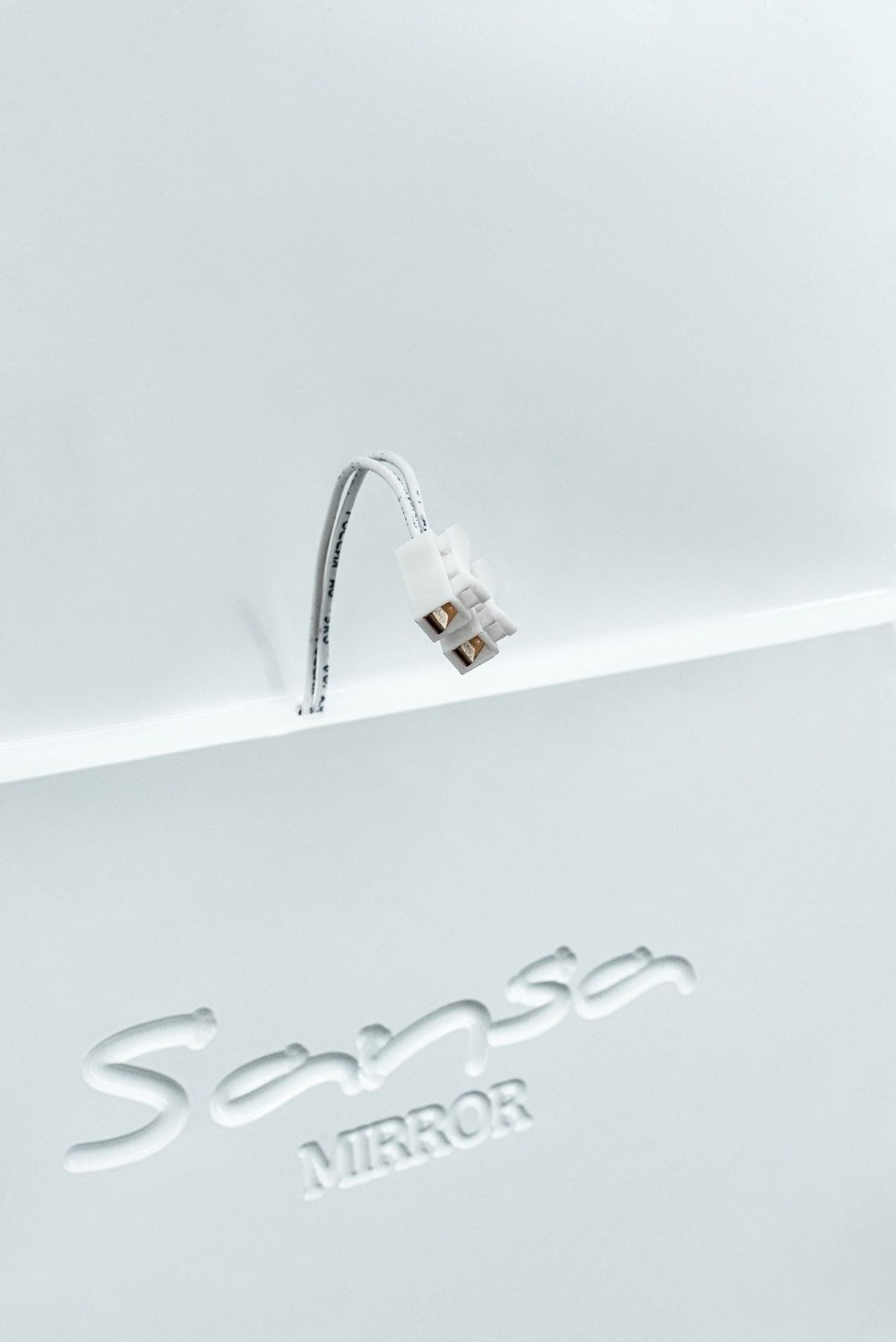 Зеркало Moon 72 white с подсветкой Sansa (SMo1046Z) | фото 5