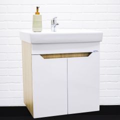 Тумба под умывальник "Енисей 50" Мечта без ящика подвесная Дуб сонома АЙСБЕРГ (DM2315T) | фото 7