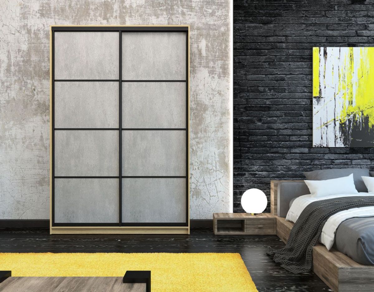 Шкаф-купе Лофт 1600 Шк16-60 (Дуб Сонома) | фото 14