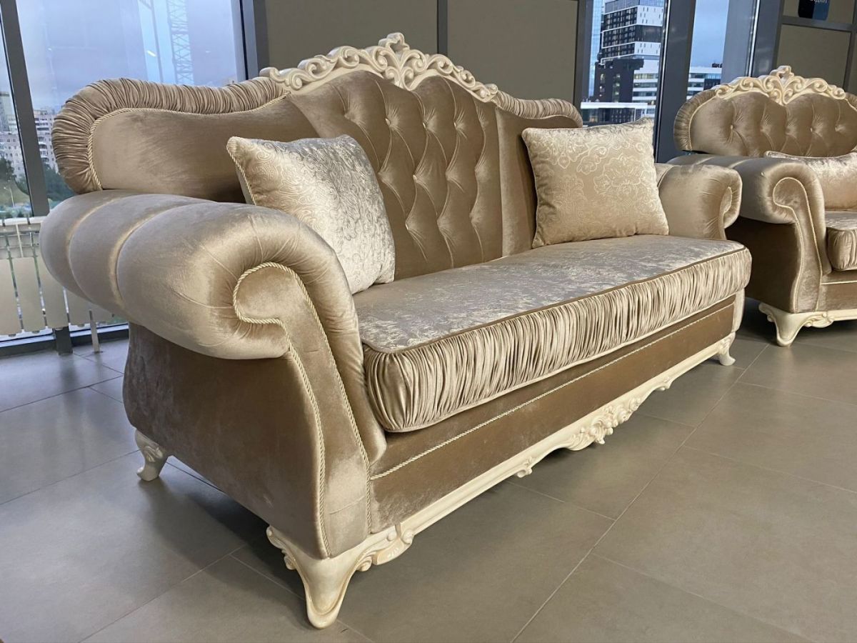 Диван Патрисия с раскладным механизмом (серый глянец) | фото 6