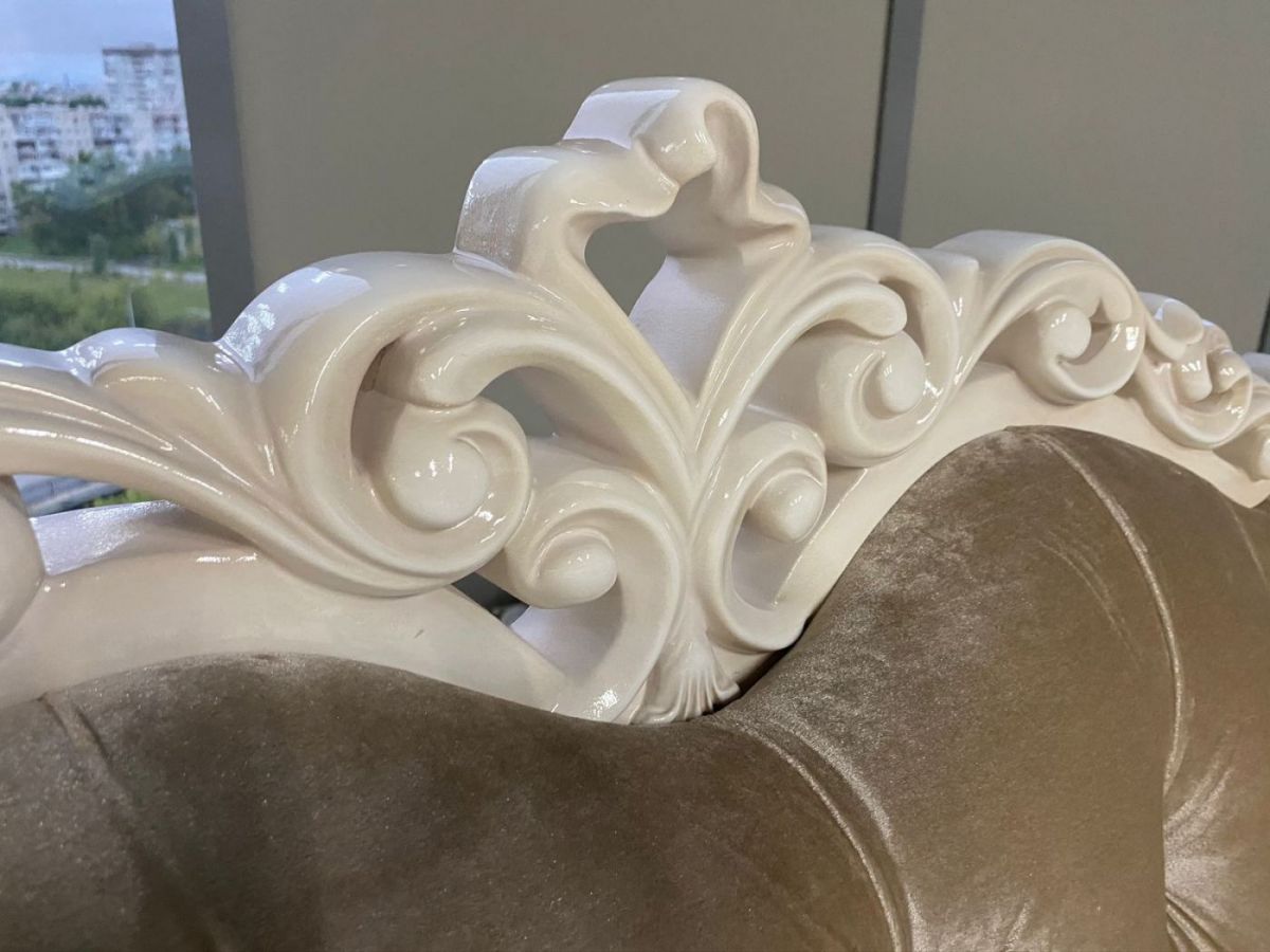 Диван Патрисия с раскладным механизмом (серый глянец) | фото 7