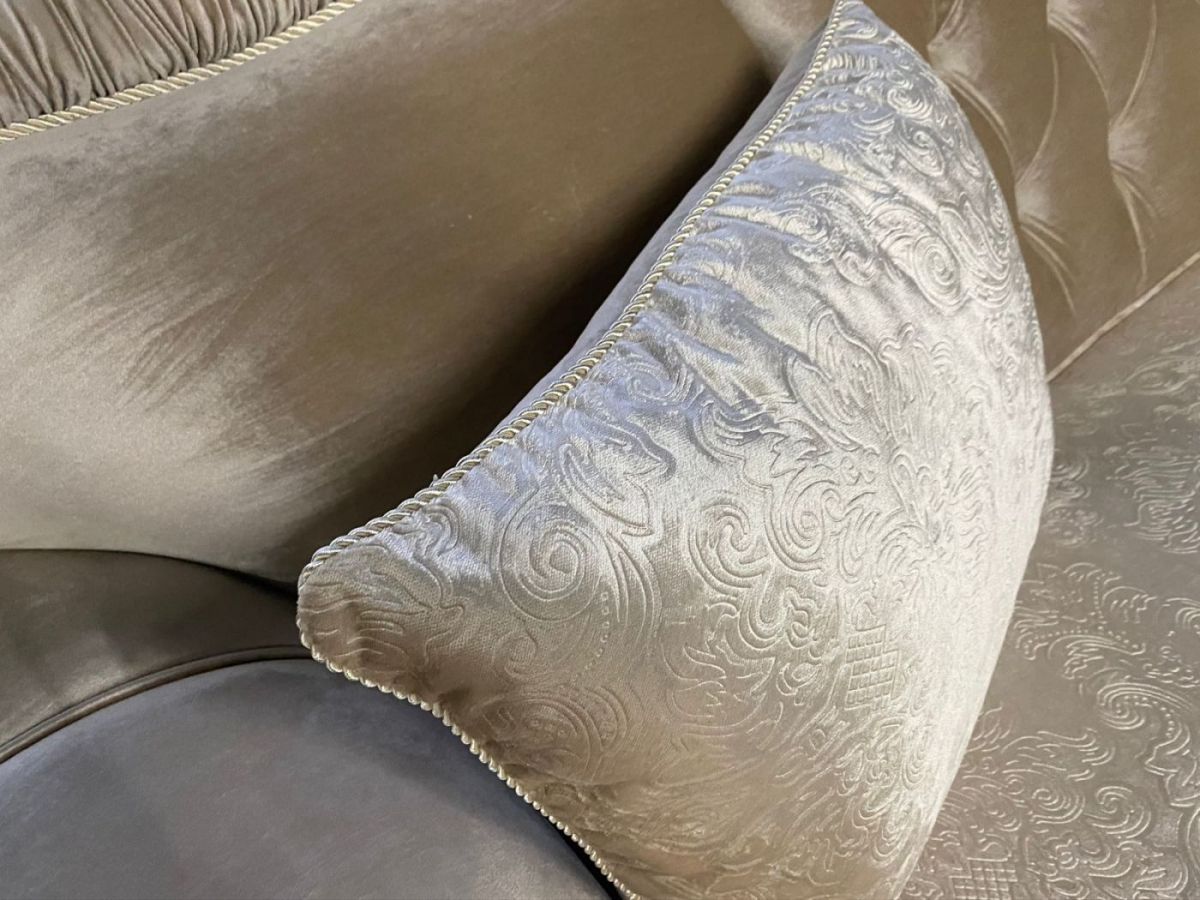 Диван Патрисия с раскладным механизмом (серый глянец) | фото 9