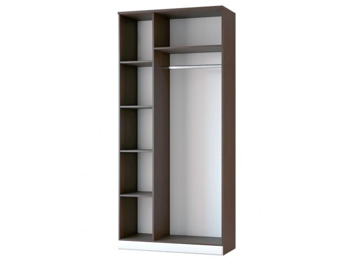 Шкаф 3-х ств НКМ ВЕНЕЦИЯ-1 Секция- 8 (Венге/Белое дерево) | фото 2