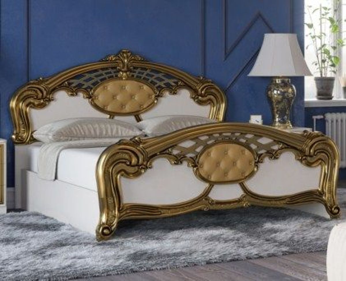 Спальня Ольга (комплект 4 дв.) беж/золото | фото 4