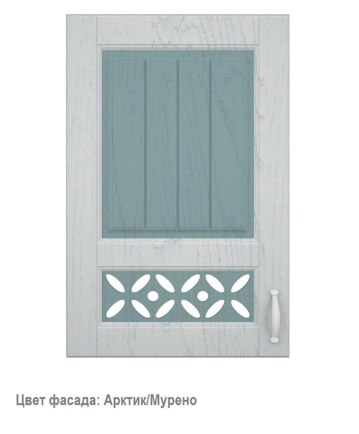 Кухонный гарнитур Камелия 2000 Арктик-Мурено (модульный) Горизонт | фото 2