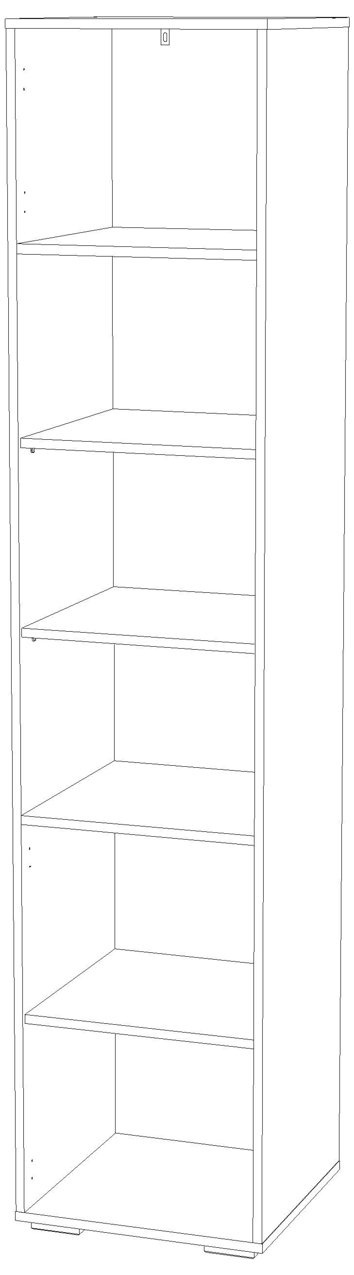 Шкаф для книг НМ 041.44 "Банни" Левый/Правый (Бисквит) | фото 4