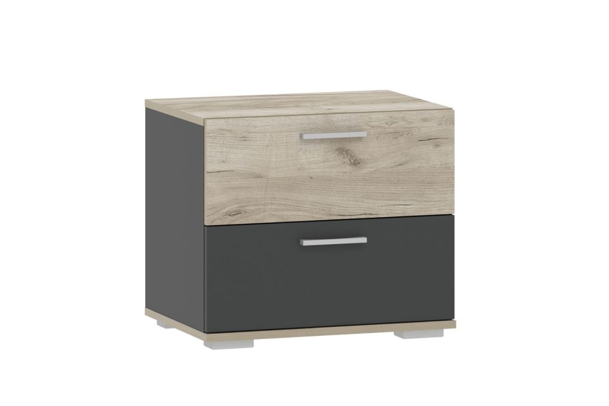 Прихожая "Санти" (модульная) Антрацит/Крафт Серый | фото 8