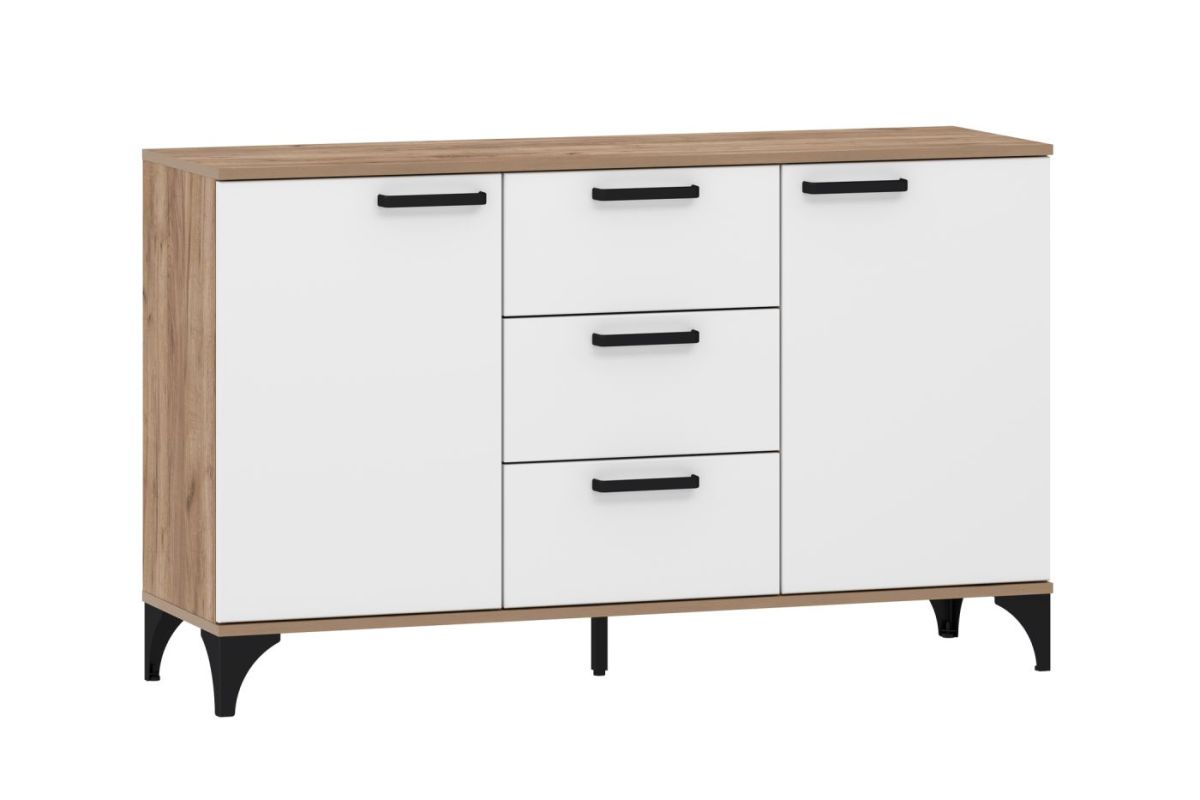 Гостиная "Марсель" (модульная) Меренга/Дуб Крафт Табачный | фото 10