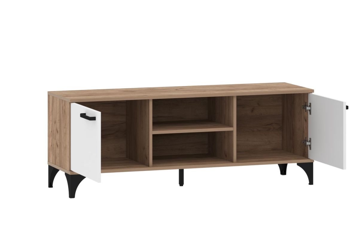 Гостиная "Марсель" (модульная) Меренга/Дуб Крафт Табачный | фото 3