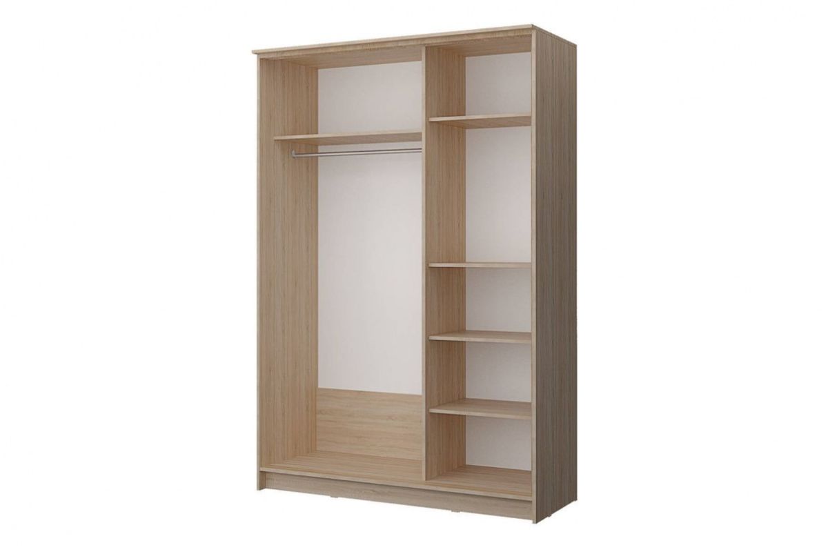 Шкаф-купе Байкал-2 СТЛ.268.11 (Дуб сонома/Белый глянец) | фото 3