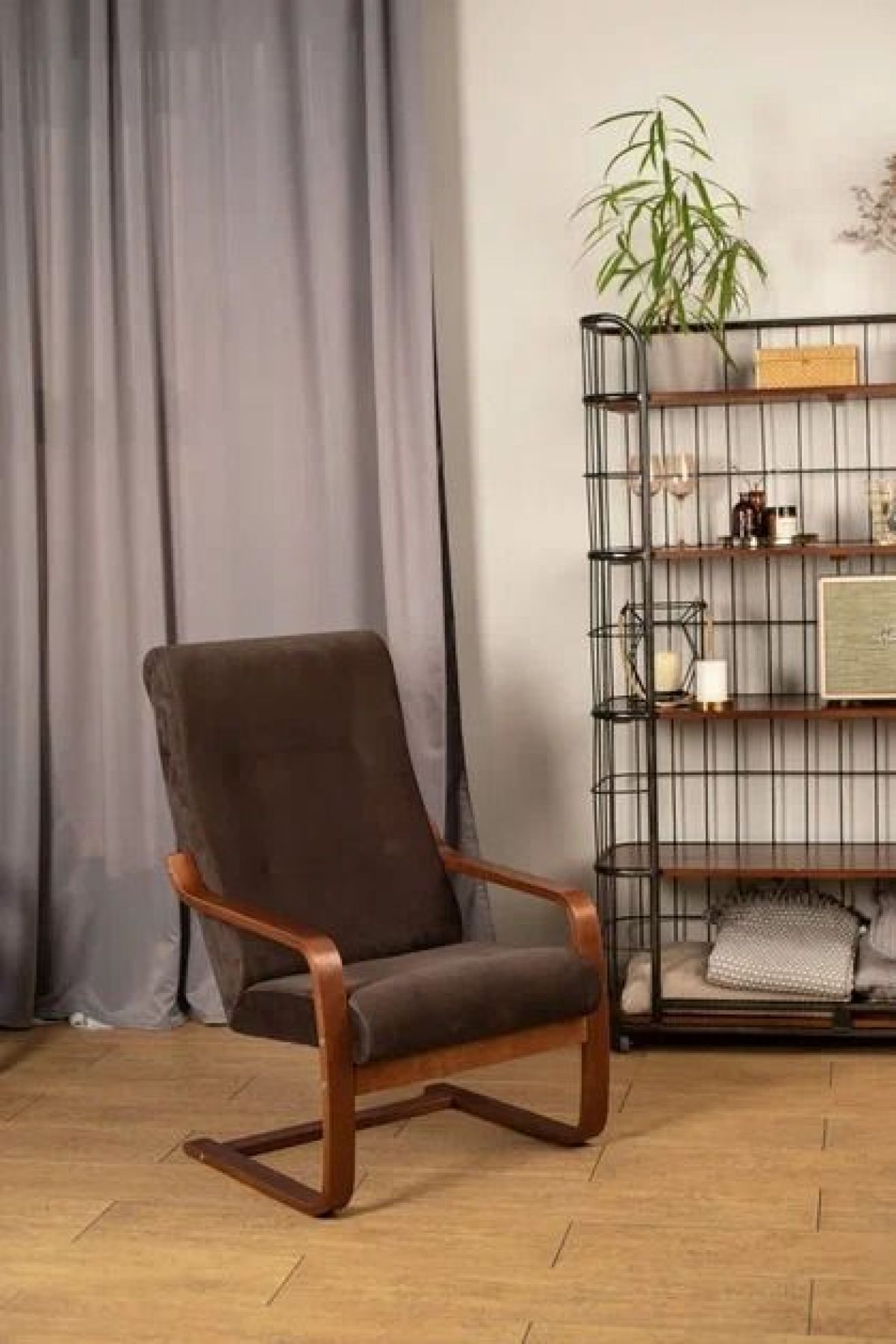 Кресло для отдыха (пружинка) РЕЛАКС 37-Т-К (кофе) | фото 5