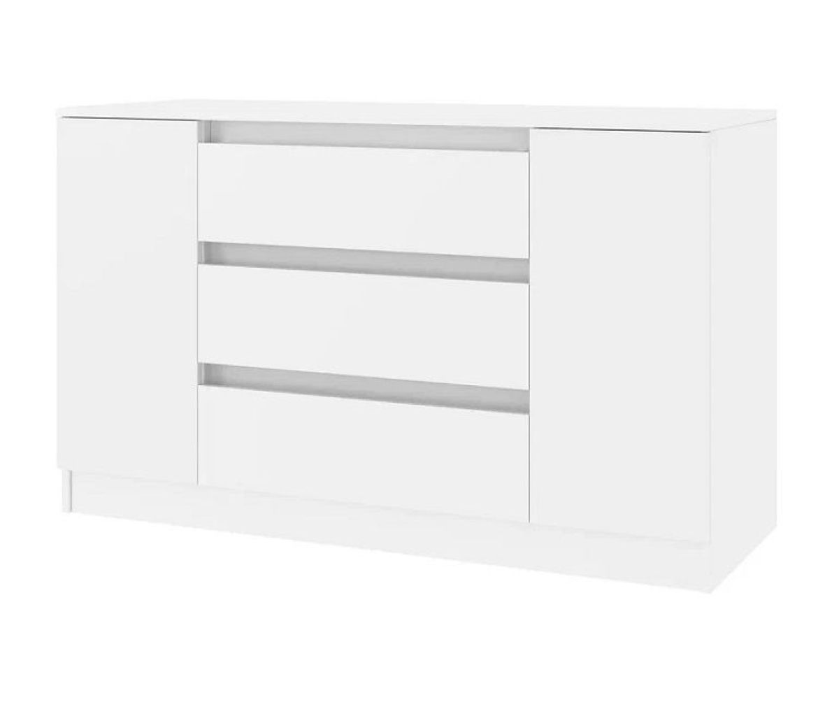 Спальный гарнитур Парус (Белый/Белый) 1400 (Вариант-2) | фото 5