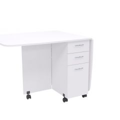 Стол книжка с ящиками (1-6702бел) Белый | фото 3