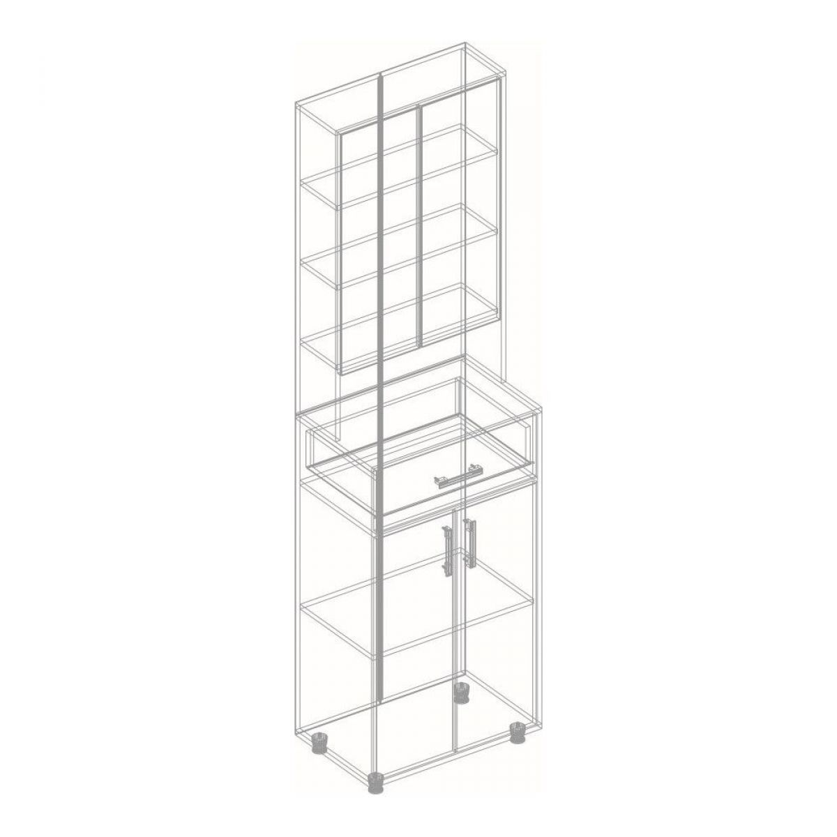 ГРАФ Прихожая (модульная) темно серый | фото 17