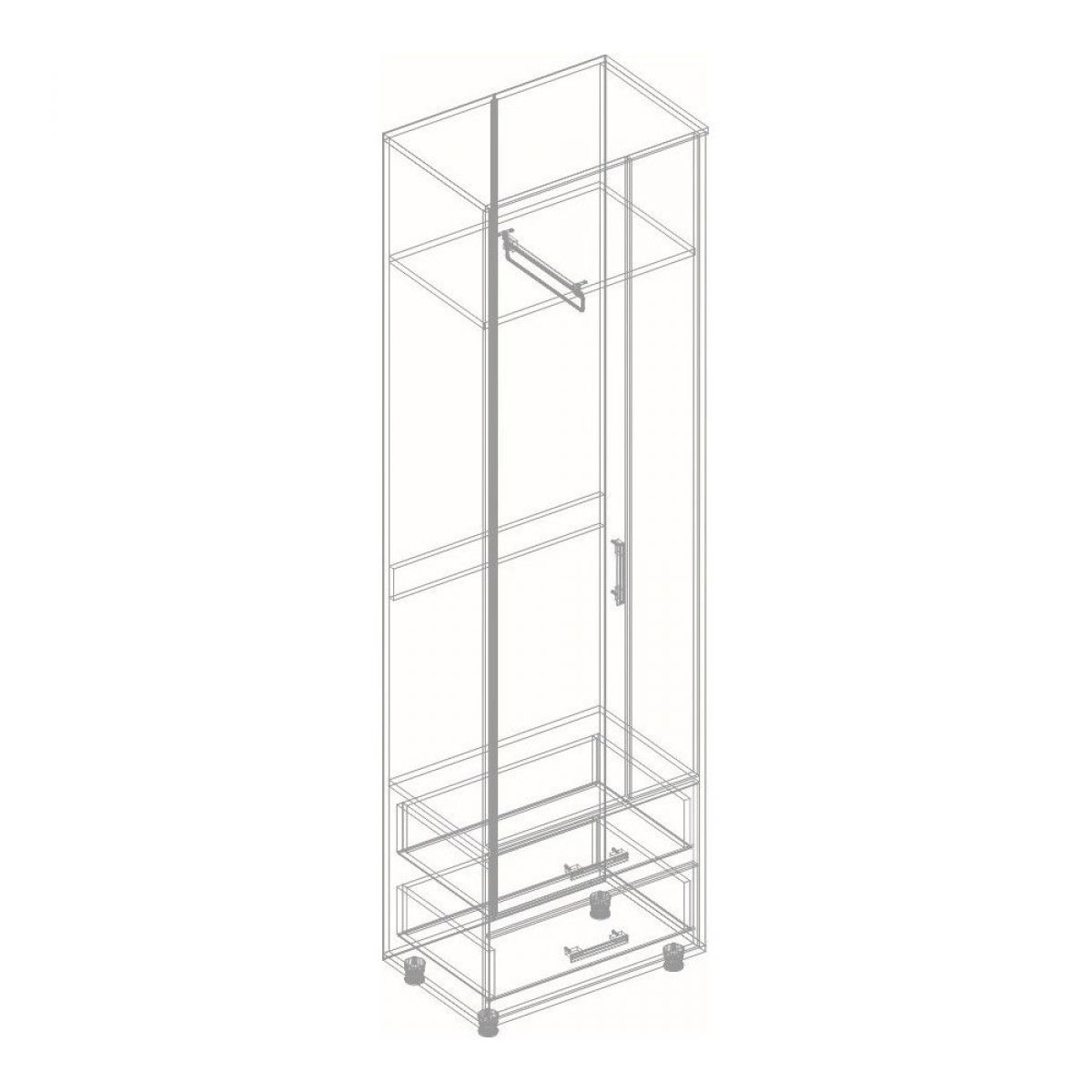 ГРАФ Прихожая (модульная) темно серый | фото 21