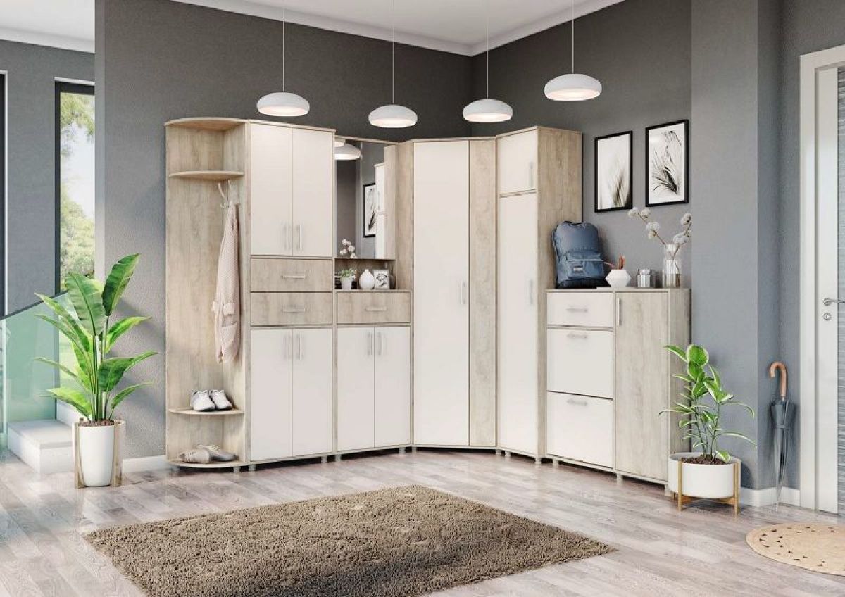 ГРАФ Шкаф с 2 ящиками по центру (перламутр) | фото 3