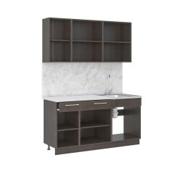 Кухонный гарнитур Маша-2 (1600) венге/дуб крафт белый-венге | фото 2