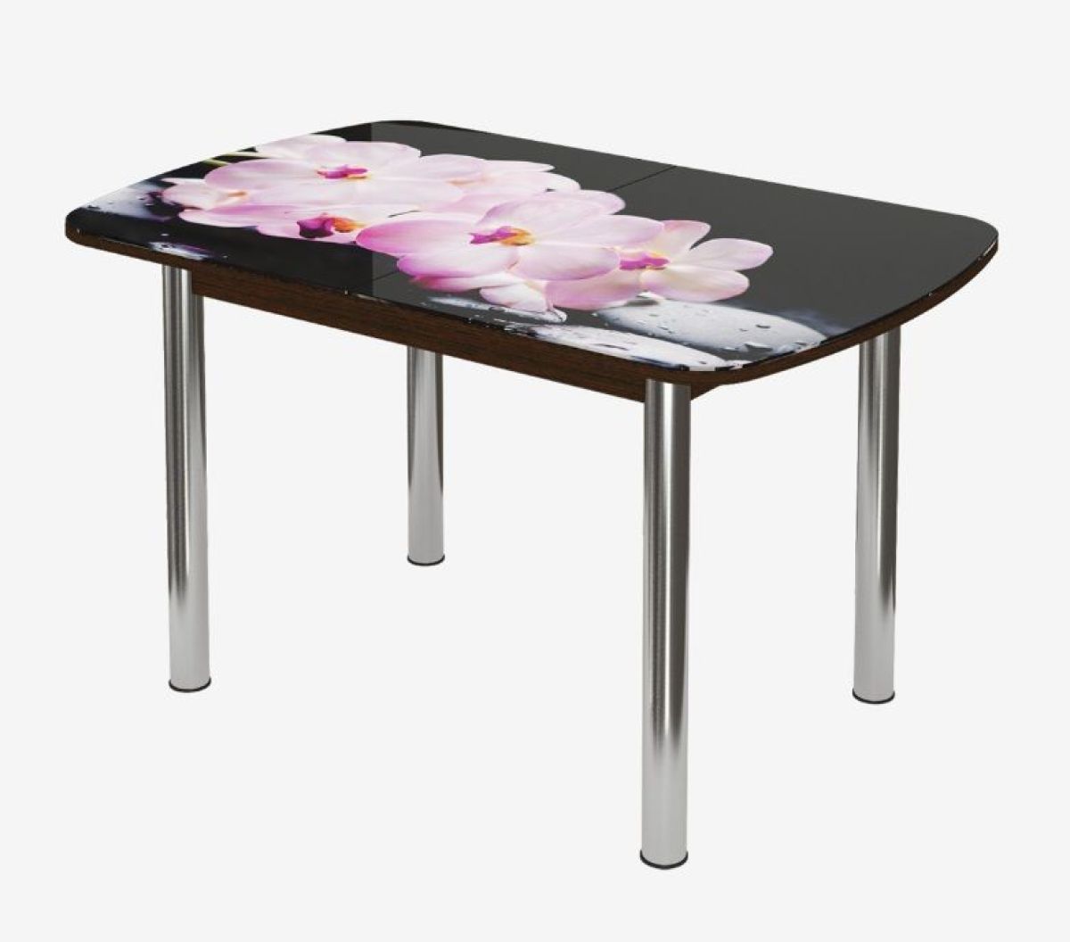 Стол Бостон-3 (Розовая Орхидея) 1100/1420*700, опора Брифинг | фото 3