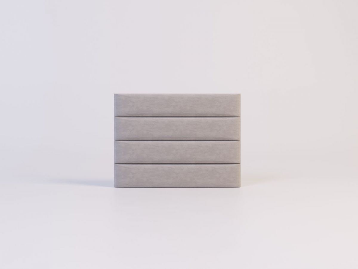 Мягкие панели ПОЛОСЫ ПРЯМЫЕ 15*90 (4 шт.) для детской | фото 17