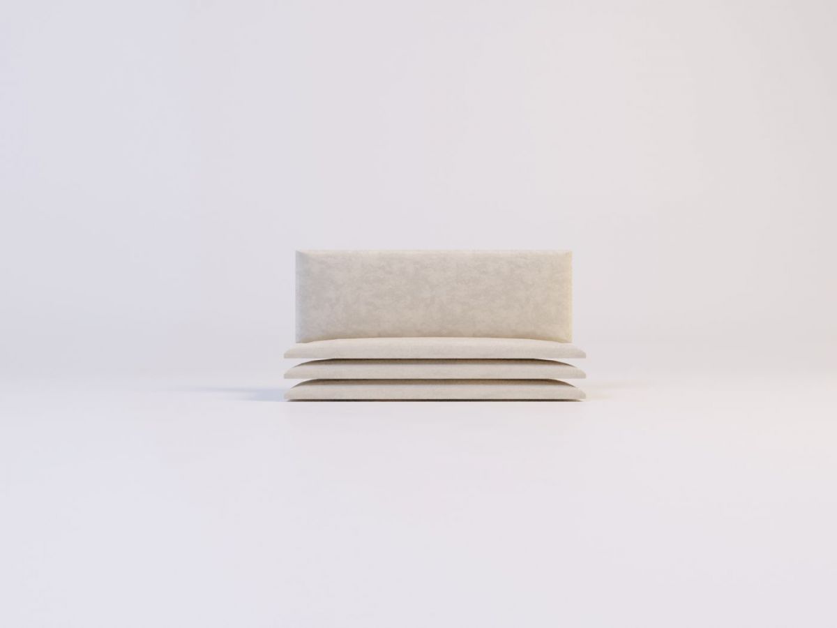 Мягкие панели ПОЛОСЫ ПРЯМЫЕ 30*90 (4 шт.) для спальни | фото 13