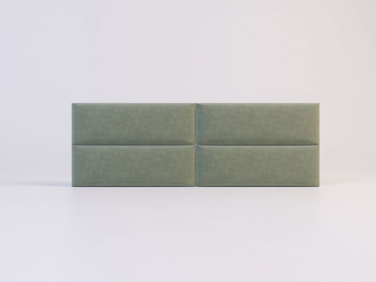 Мягкие панели ПОЛОСЫ ПРЯМЫЕ 30*90 (4 шт.) для спальни | фото 12