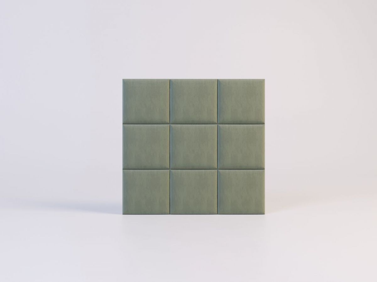 Мягкие панели КВАДРАТЫ 30*30 (9 шт.) для гостиной | фото 15